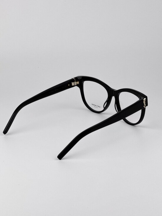 Saint Laurent Women’s Eyeglasses Black Cat Eye SLM108 002 NEW AUTHENTIC